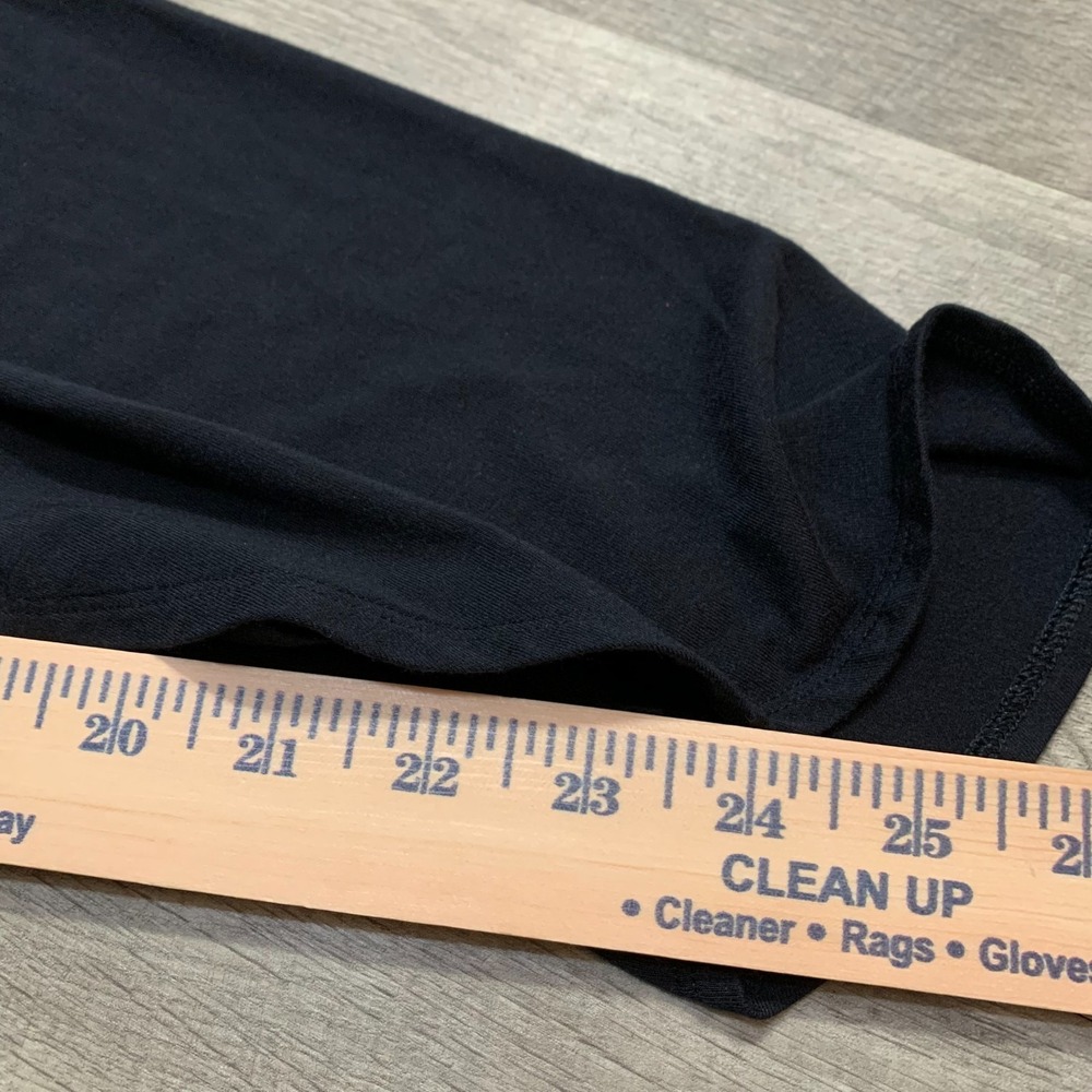 Athleta Black Wrap Front Lounge Yoga Sz Small Pants Draped Leg Slits Relaxed Fit - Picture 11 of 12